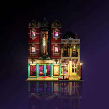 Preview: LMB 2.0 VERSION - LED-​Beleuchtungs-​​​​Set für LEGO® Jazz Club #10312